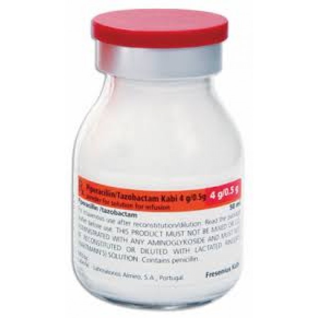 Piperacillin/ Tazobactam Kabi 4g/0,5g H/10 lọ
