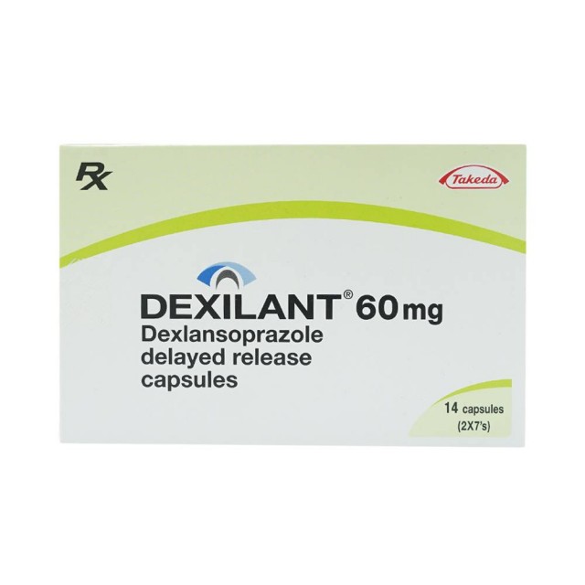 Dexilant 60mg H/14 viên ( Chữa lành viêm thực quản ăn mòn)