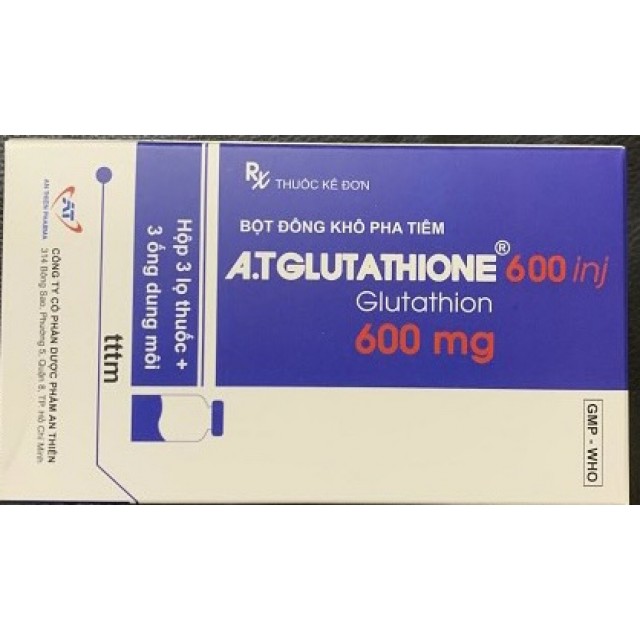 AT Glutathione 600 Inj H/3 lọ