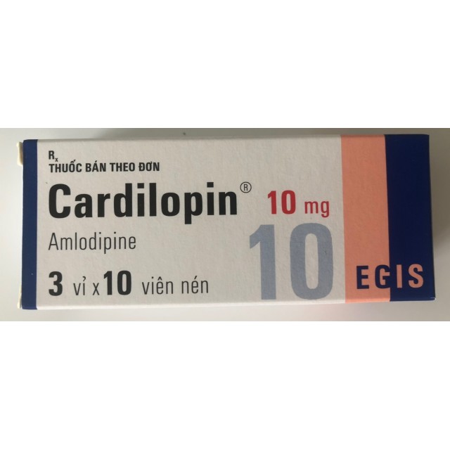 Cardilopin 10 mg Egis H/30 viên