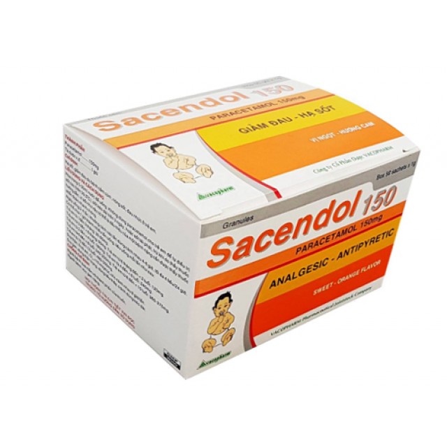 Sacendol 150 Mg H/10 gói 1g
