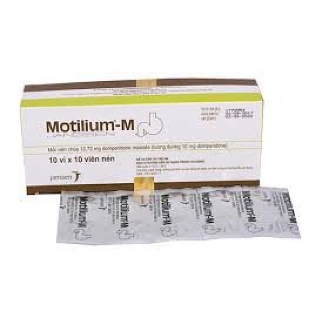 Thuốc chống nôn Motilium - M 10mg H/100 viên