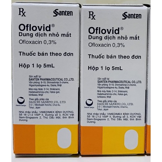 Oflovid 0.3 % 5ml ( kháng sinh nhỏ mắt)