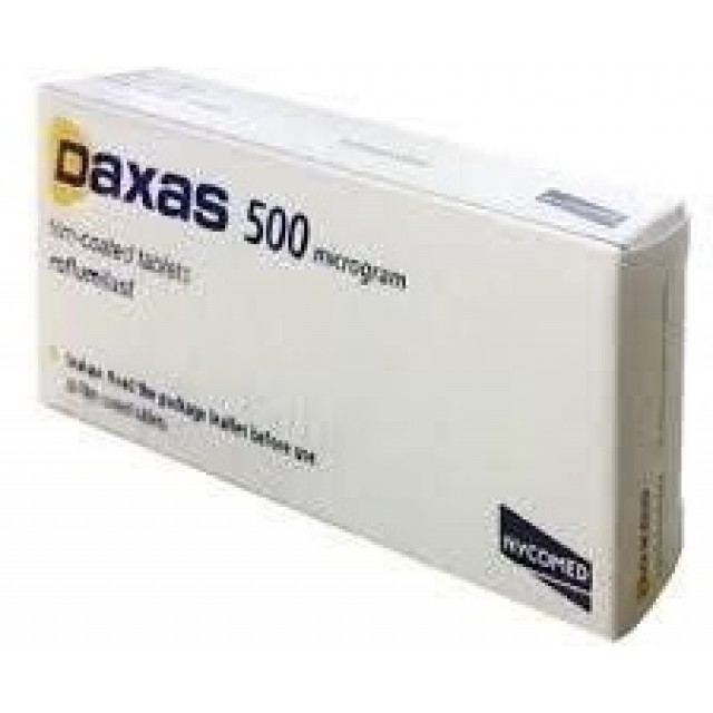 Daxas 500mcg H/30 viên ( Điều trị bệnh phổi tắc nghẽn mạn tính)