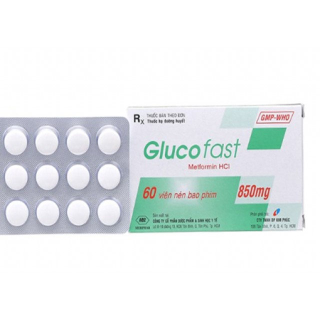 Glucofast 850 mg H/60 viên