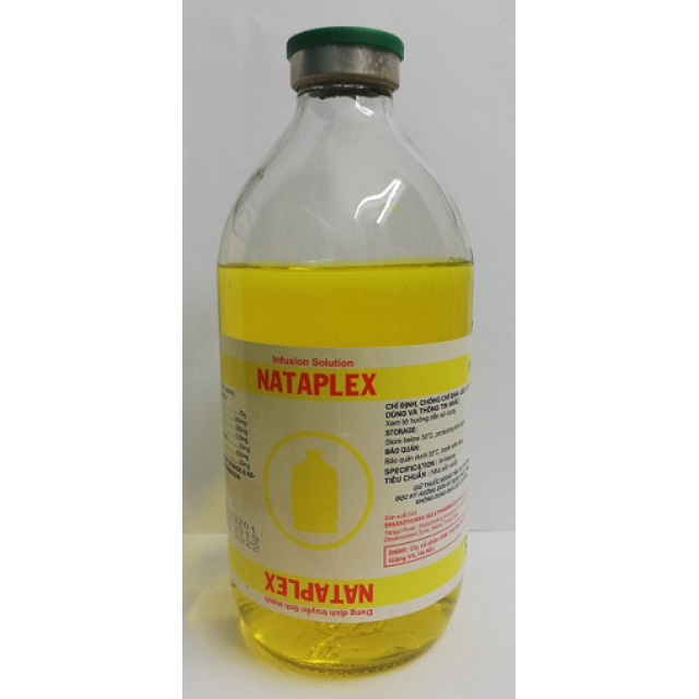 Nataplex 500 ml dịch truyền vitamin Thùng/20 chai