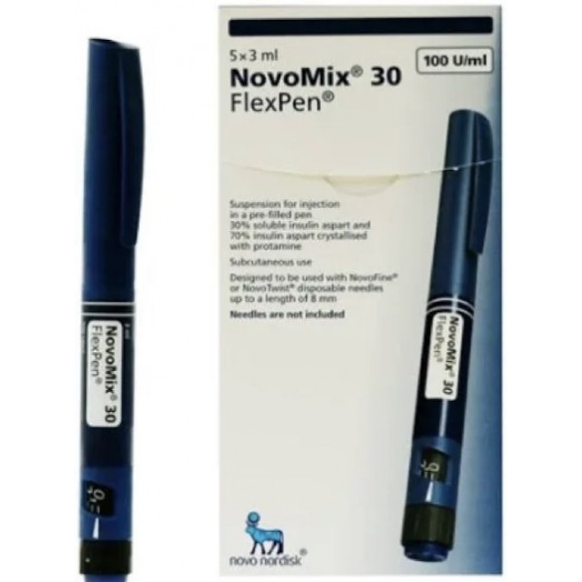 NovoMix 30 Flexpen 100IU/ml H/5 bút tiêm tiểu đường