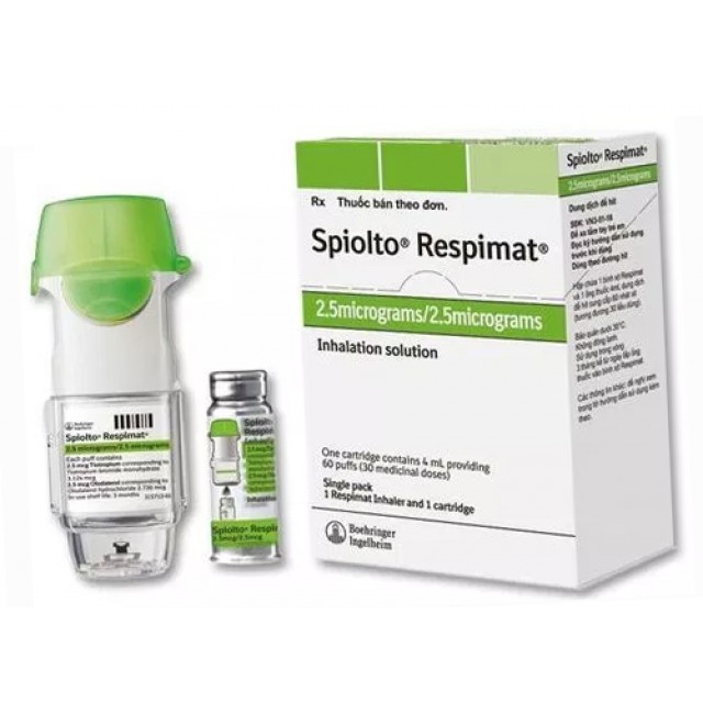 Spiolto Respimat 4 ml ( H/1ống thuốc+ 1 bình xịt)