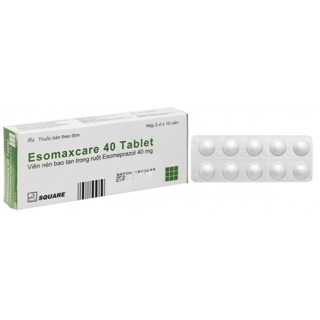 Esomaxcare 40 H/30 viên (trị trào ngược dạ dày, thực quản)