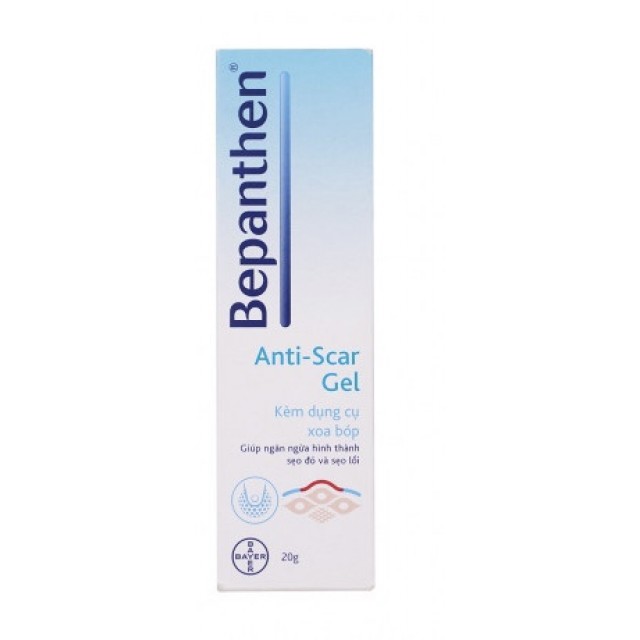 Bepanthen Anti-Scar Gel (20g) Gel hỡ trợ trị sẹo