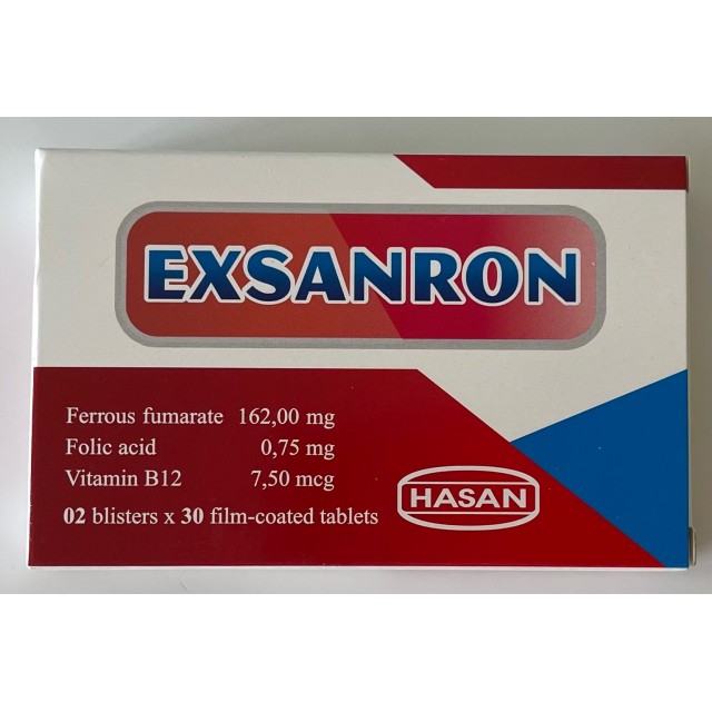 Exsanron H/ 60 viên ( thuốc bổ sắt)