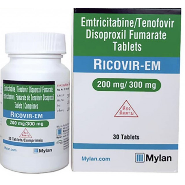Ricovir-EM 200mg/300mg H/30 viên