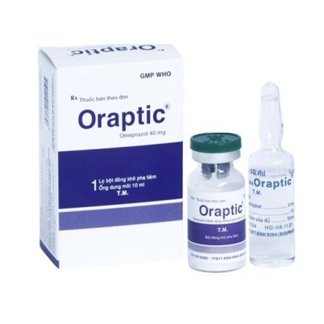Oraptic 40mg Inj ( Omeprazol 40 mg) H/1 lọ