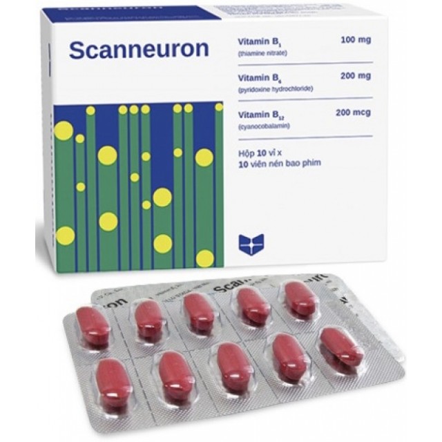 Scanneuron H/100 viên ( THUỐC BỔ SUNG VITAMIN B1, B6, B12)