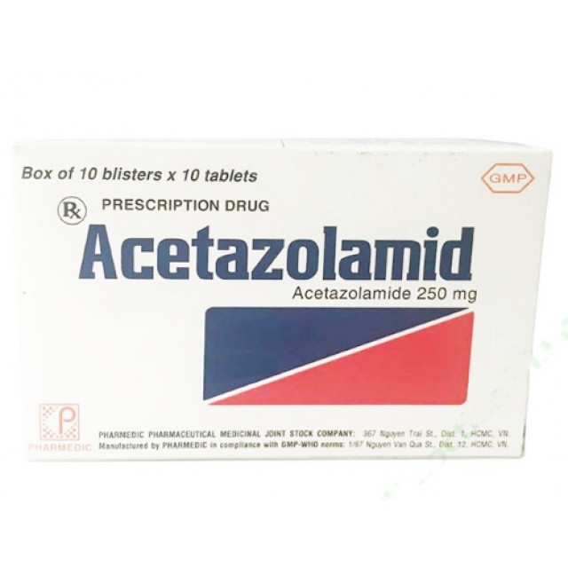 ACETAZOLAMID -Thuốc chống tăng nhãn áp