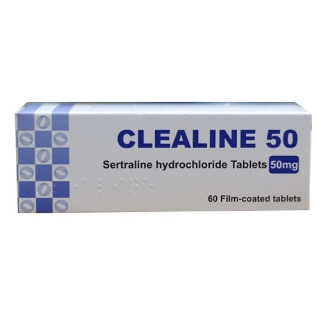 Clealine 50mg H/60 viên  (Thuốc trị trầm cảm)