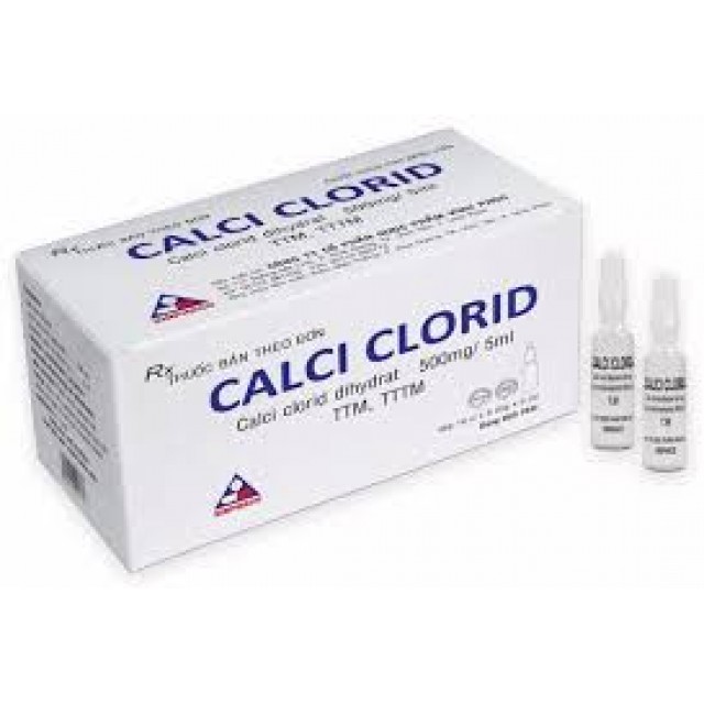 CALCI CLORID 500 mg/5 ml H/100 ố