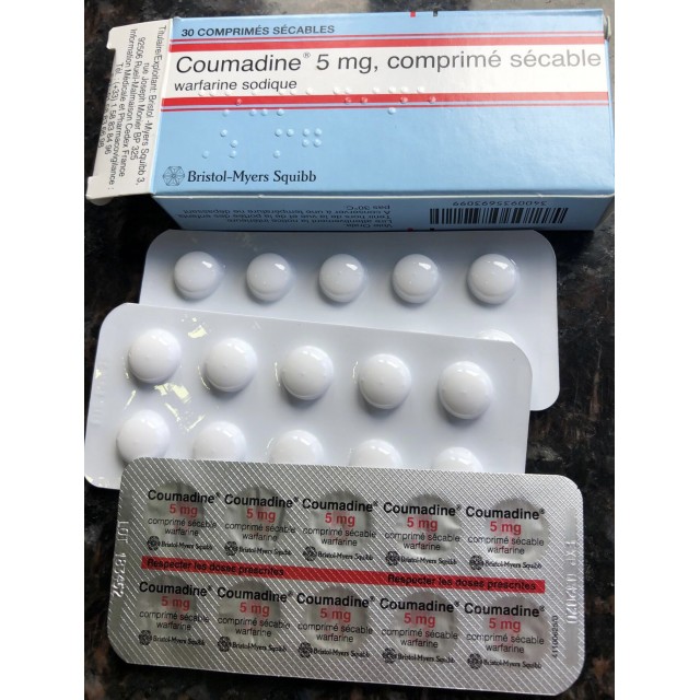 Coumadine 5mg H/30 viên ( thuốc chống đông) 