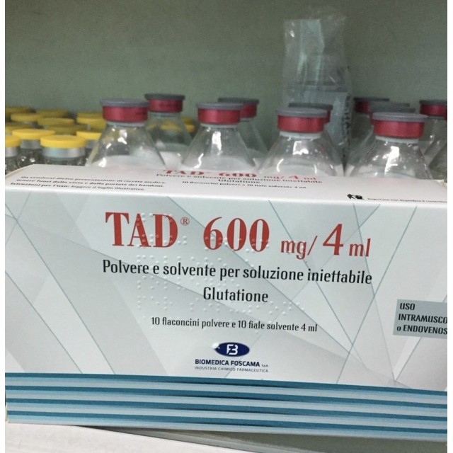 TAD 600mg/4ml (GLUTATHIONE 600) INJ H/10 LỌ 4 ml