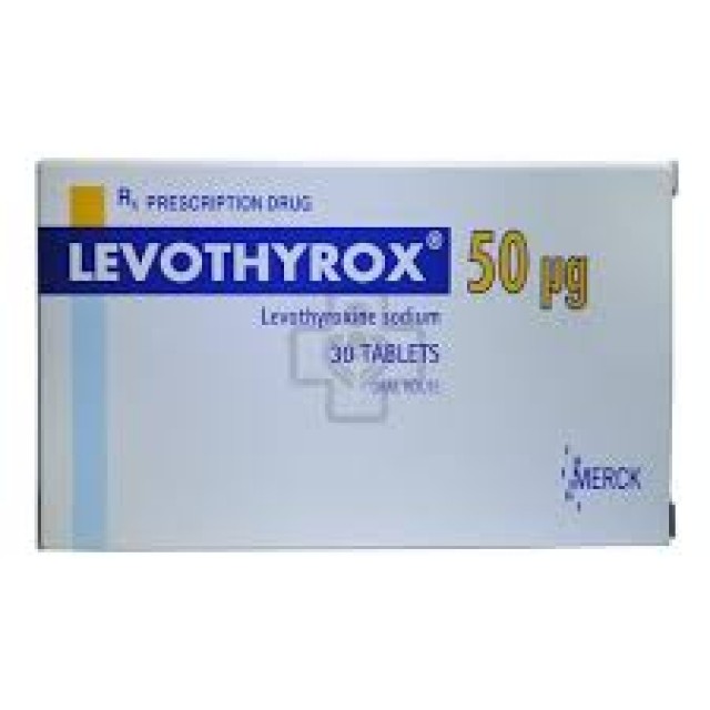 LEVOTHYROX 50 MCG H/30 Viên