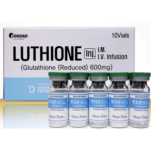 Luthione 600 mg H/10 lọ( tiêm truyền trắng da)