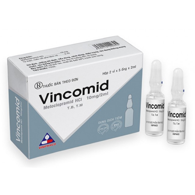 Vincomid 10 mg (Metoclopramide 10mg) H/12 ống 2 ml