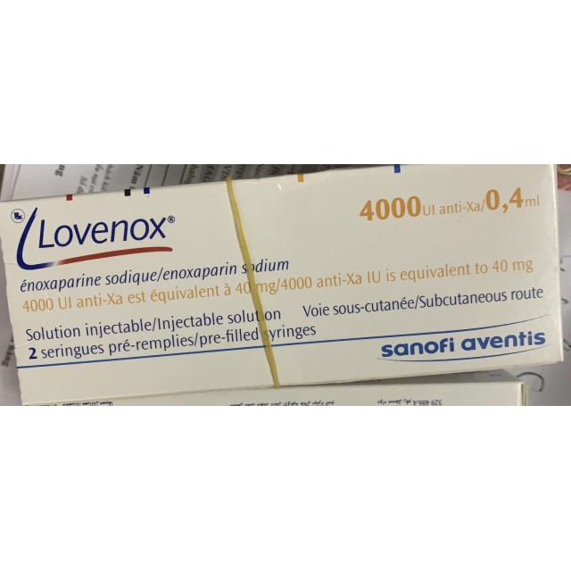 Lovenox 40 mg inj 40 ml H/2 bơm tiêm