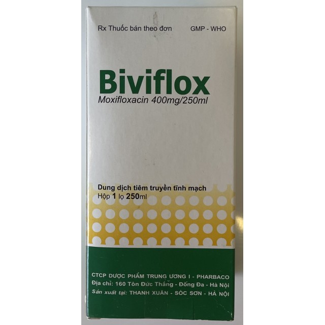 Thuốc Biviflox 400mg/250ml H/1 lọ
