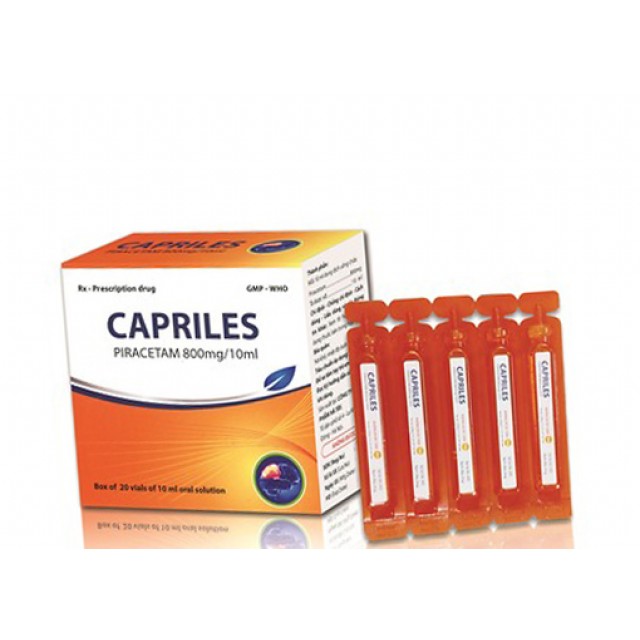 Capriles 800 mg H/20 ống uống (Piracetam 800 mg)