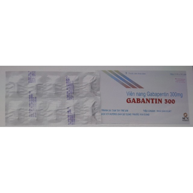 Gabantin 300 (Gabapentin 300 mg) trị động kinh H/30 viên