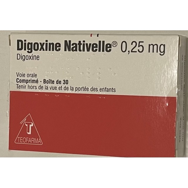 Digoxine Nativelle 0,25 mg H/30 viên 
