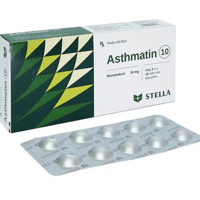 Asthmatin 10mg (Montelukast) H/ 30 viên