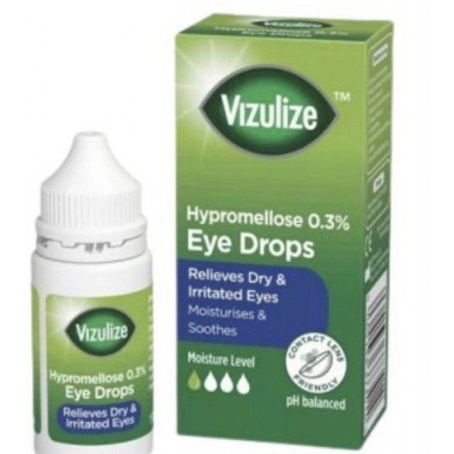 Vizulize Hypromellose 0.3% Eye Drops 10 ml ( làm dịu giảm khô mắt)