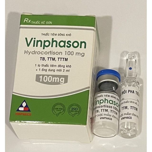 VINPHASON 100 mg (Hydrocortisone 100) H/1 lọ