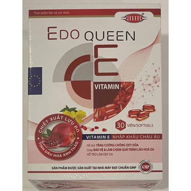 Vitamin E đỏ Edo Queen H/30 viên