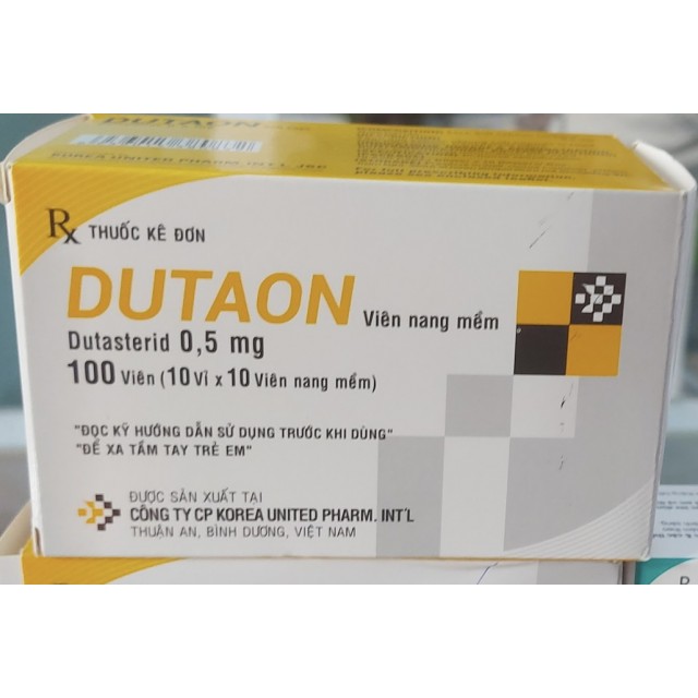 Dutaon 0.5mg H/100 viên (trị phì đại tuyến tiền liệt)