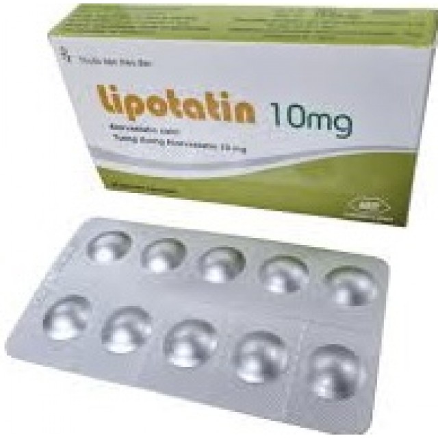 Lipotatin 10mg H/30 viên (trị rối loạn lipid máu)
