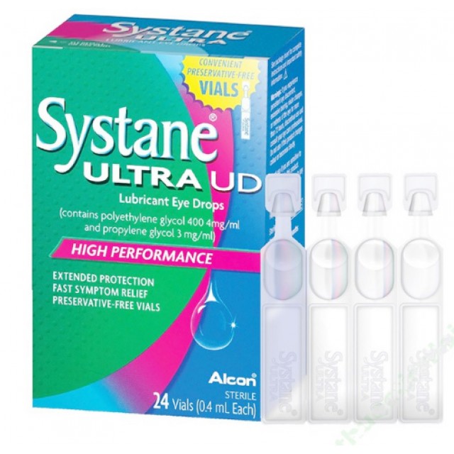 SYSTANE ULTRA UD 0,5 ml Thuốc nhỏ mắt 24 tép