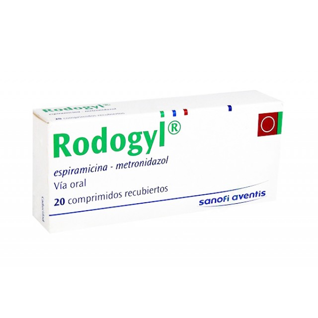 RODOGYL H/20 viên ( kháng sinh chuyên biệt nhiễm khuẩn răng miệng)
