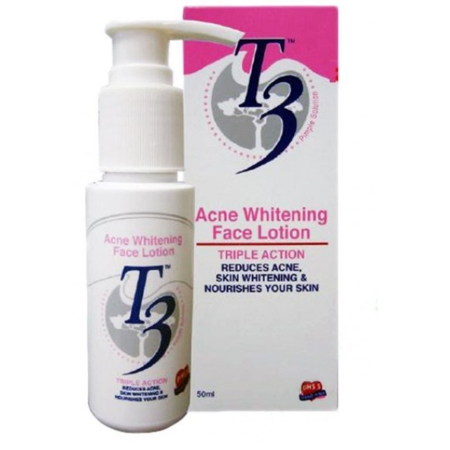 T3 ACNE WHITENING FACE LOTION 50ML
