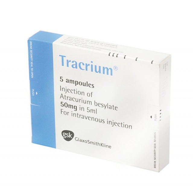 TRACRIUM 25MG/2.5ML H/5 ống