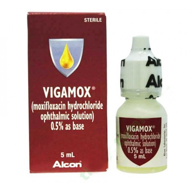 VIGAMOX 0,5% 5 ml thuốc nhỏ mắt