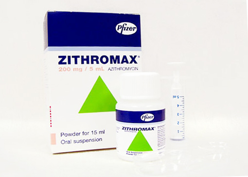 Zitromax Pos Sus 200Mg/5ML H/1 lọ 15ML