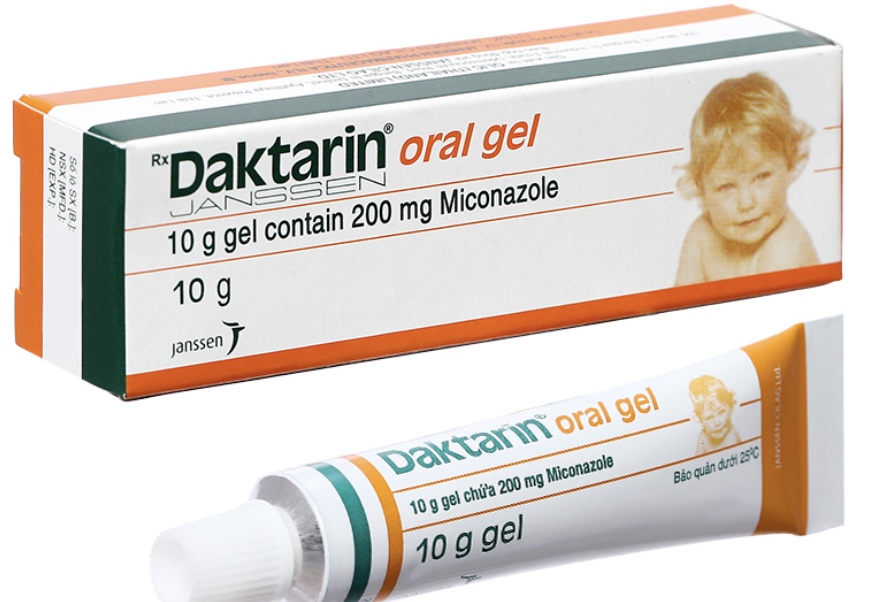 Daktarin T/10g (trị nấm ở khoang miệng hầu và đường tiêu hóa)