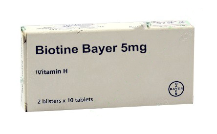 Thuốc BIOTINE 5MG điều trị chứng viêm da