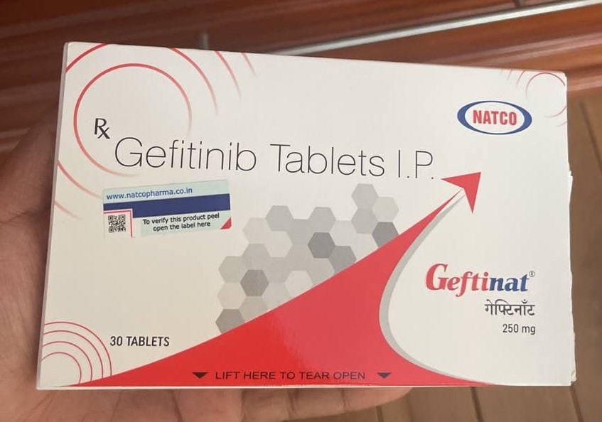 Geftinat 250mg ( Gefitinib 250 mg) Ấn Độ H/30 viên