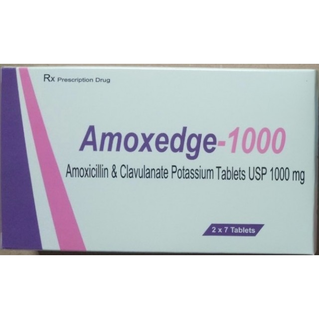 Amoxedge 1000 mg H/14 viên 