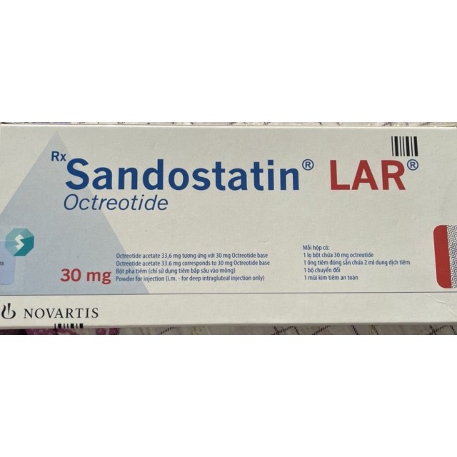 Sandostatin Lar 30 mg Inj H/1 lọ (octreotide)