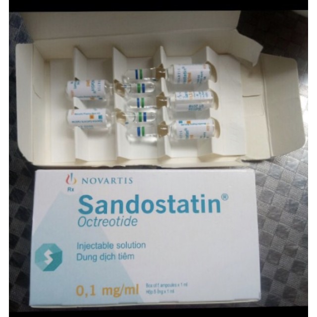 Sandostatin (octreotide) 0,1mg/ml Hộp /5 ống