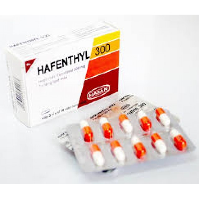 HAFENTHYL 300 mg H/30 viên trị mở máu
